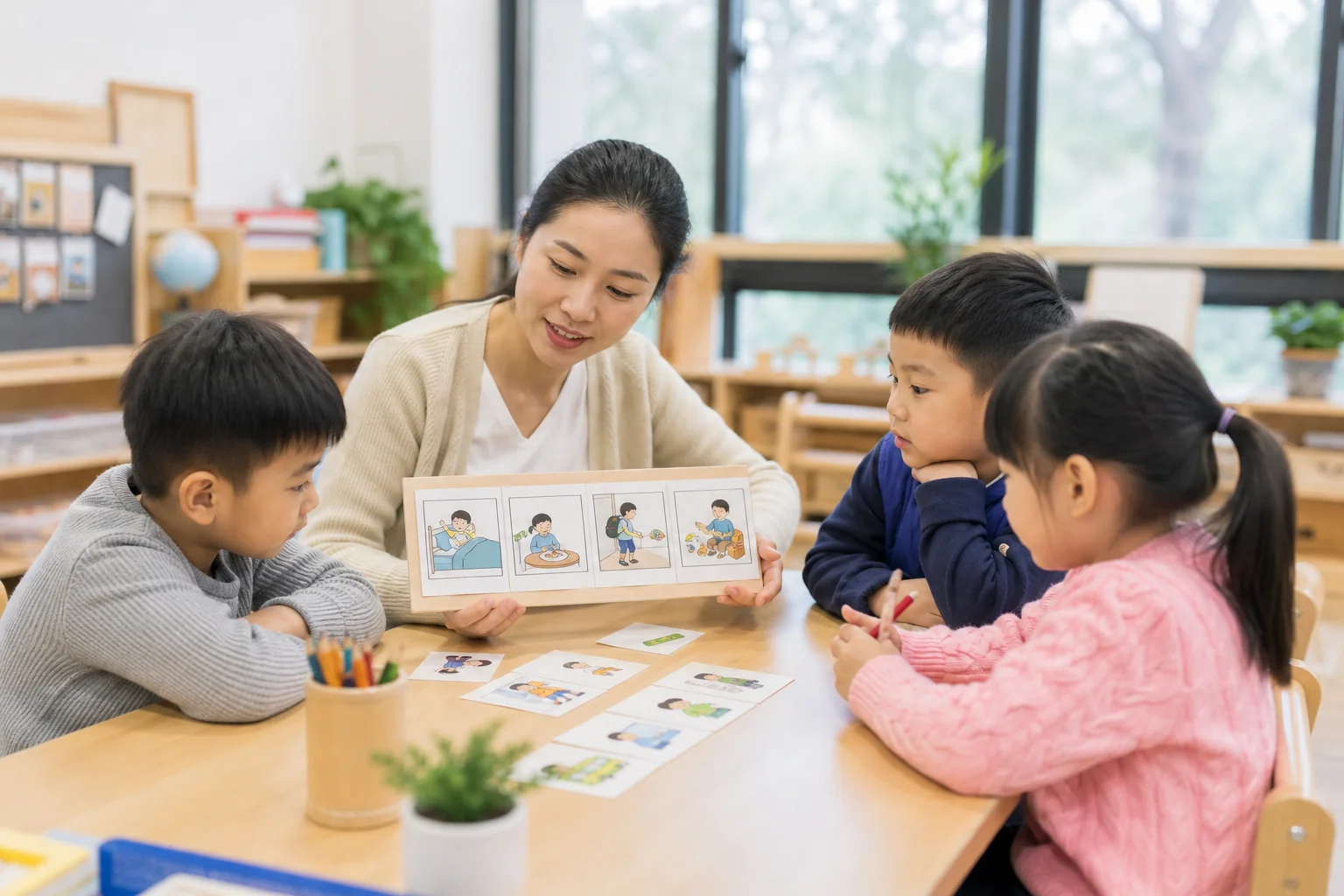 孩子参与幼小衔接准备活动